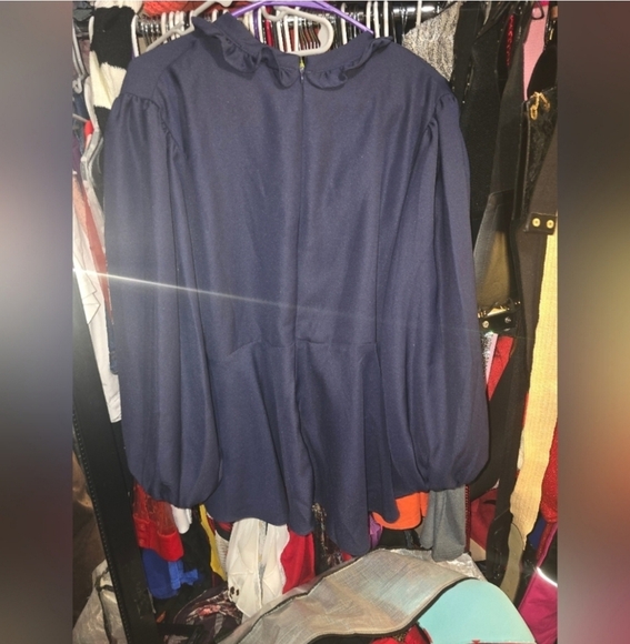 🍂🍁Venus choker style peplum blouse size 20 - Picture 4 of 5